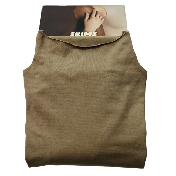 SKIMS‎ Essential Mock Neck Long Sleeve Bodysuit Desert 4X/5X - Picture 3 of 11
